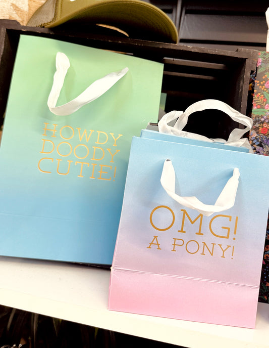 Omg! A Pony Small Gift Bag