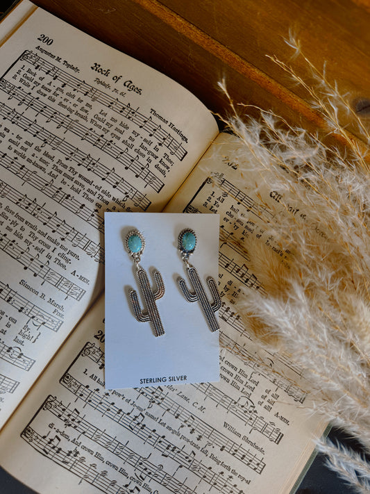 The Tessa Cactus Earrings