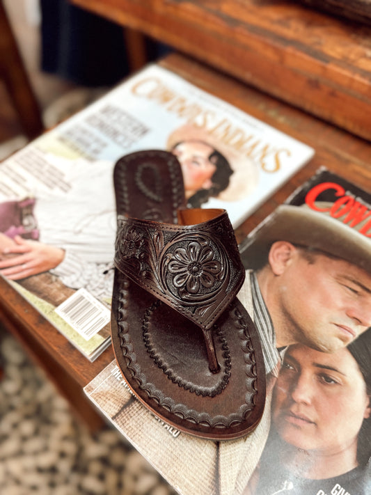 The Lauren Leather Flip Flops