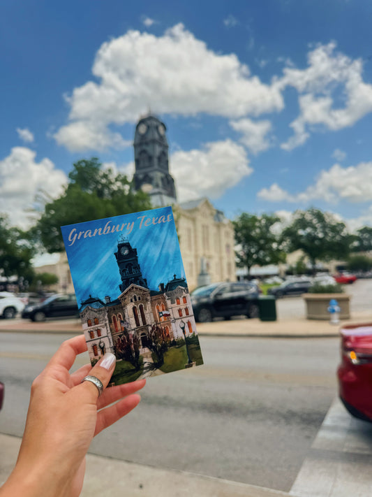Granbury Texas Postcard
