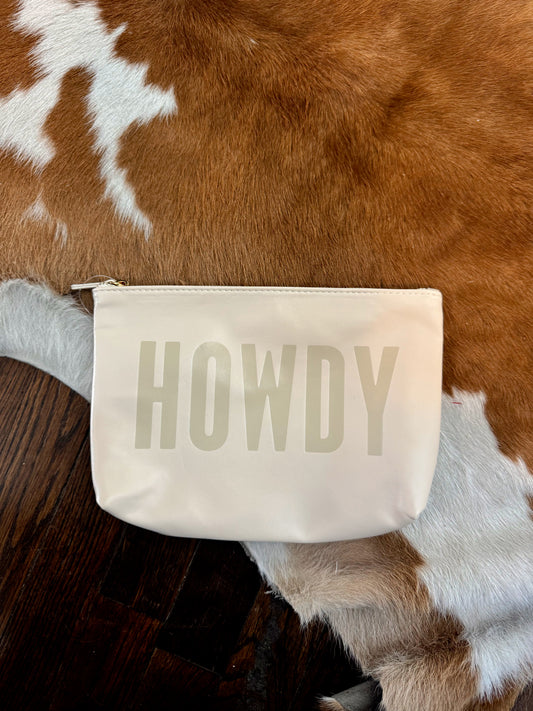 Howdy Zipper Pouch
