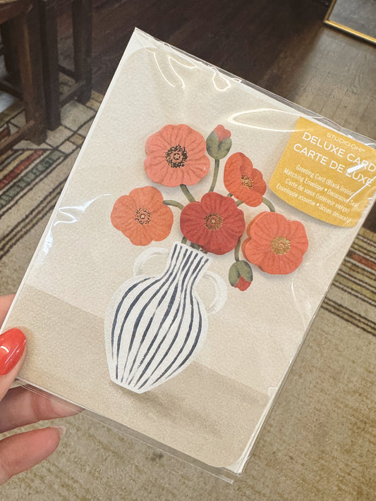 Floral Cantata Greeting Card