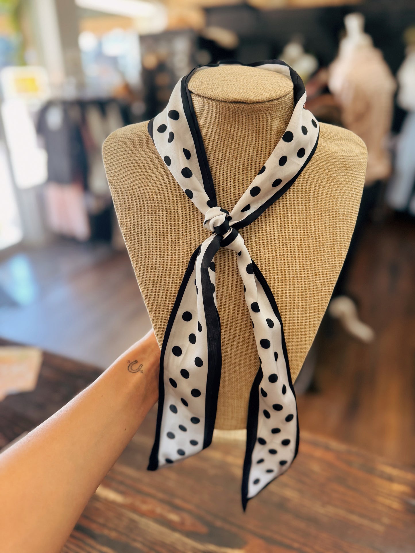 Paris Polka Dot Scarf
