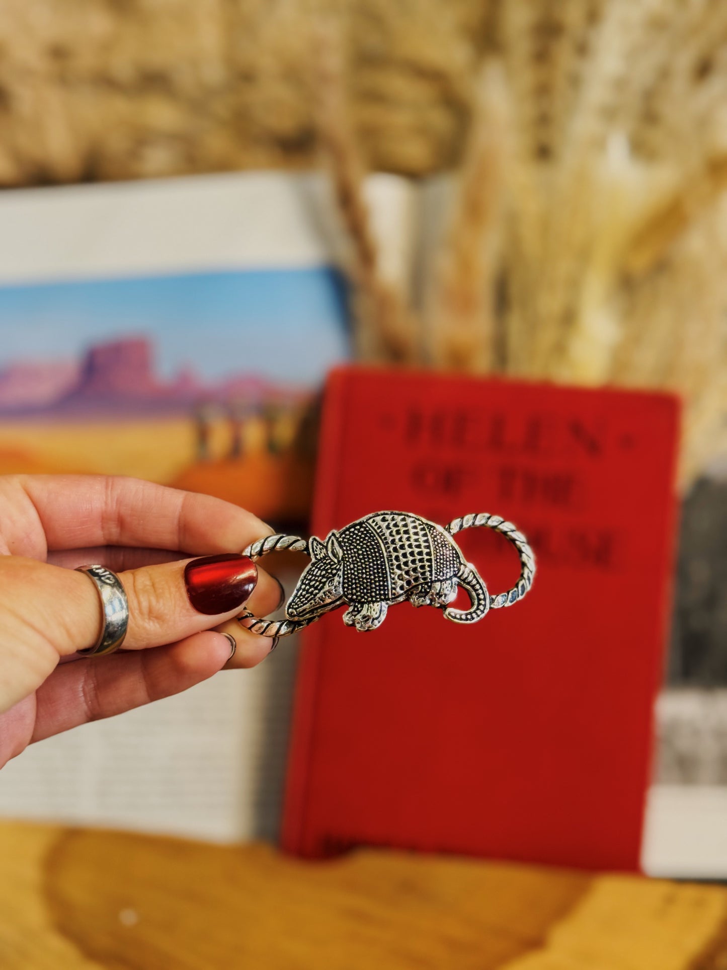 Armadillo Scarf Charm