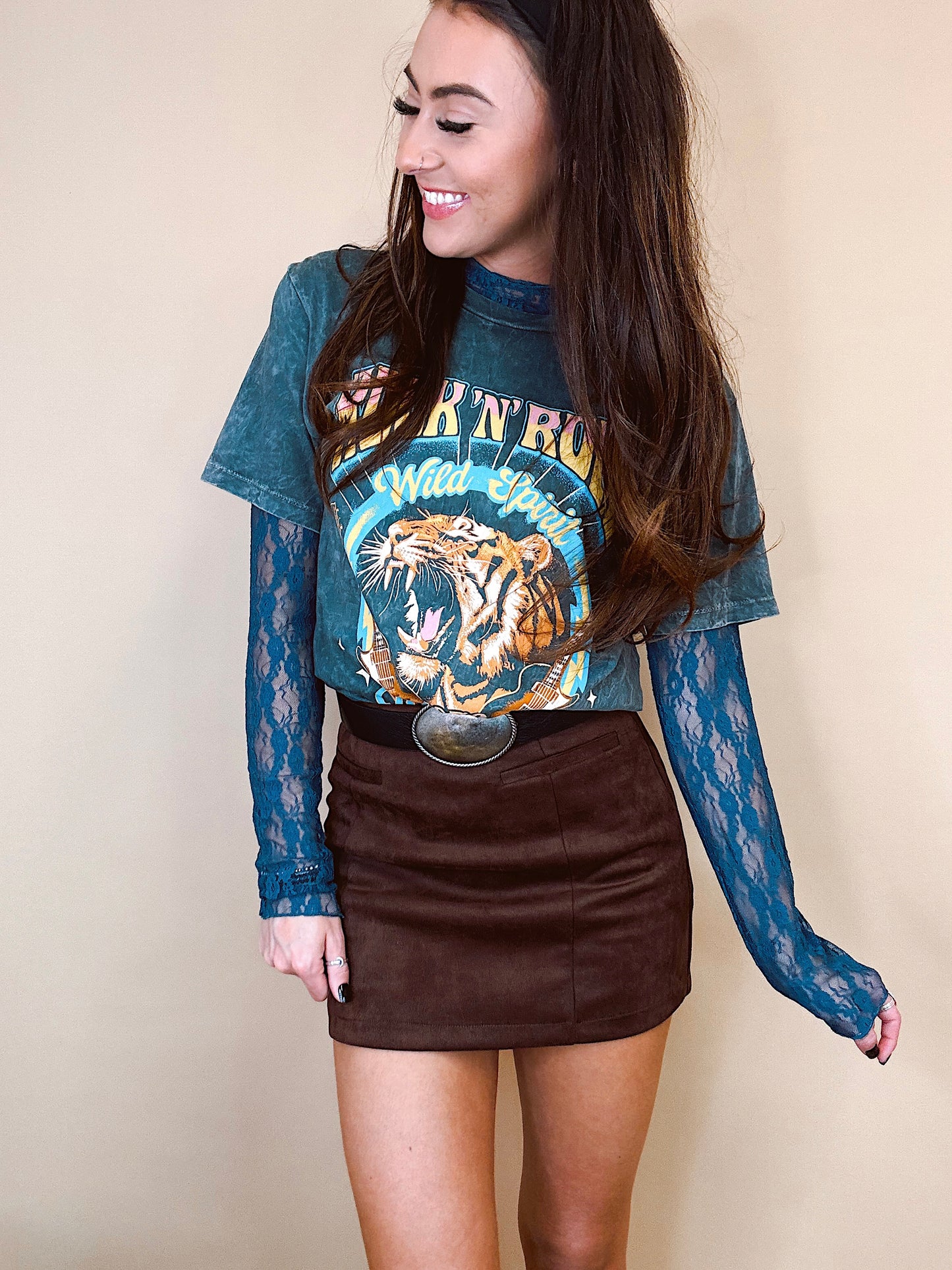 Rock and Roll Tiger Graphic Tee