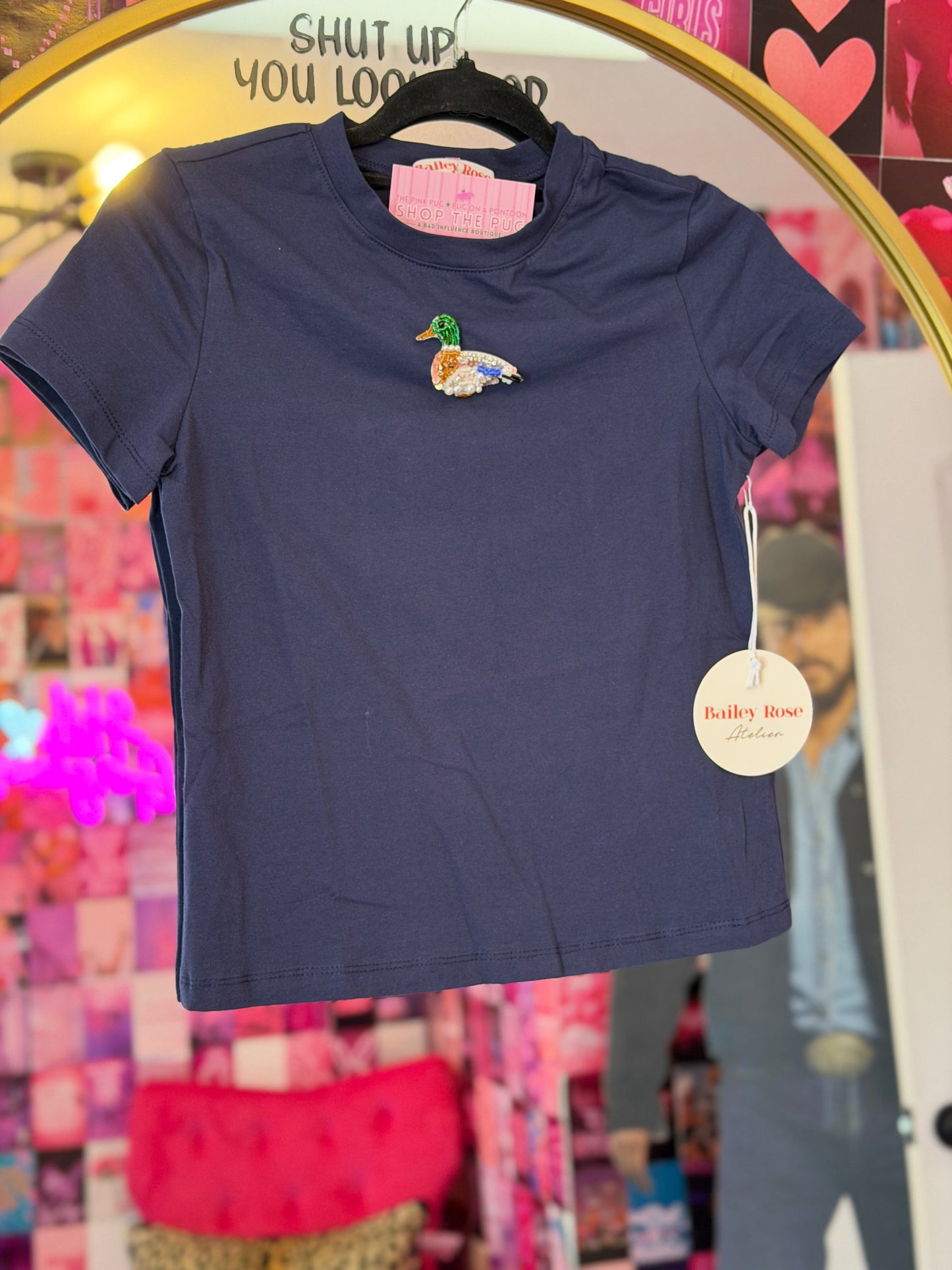 Pearly Duck Baby Tee