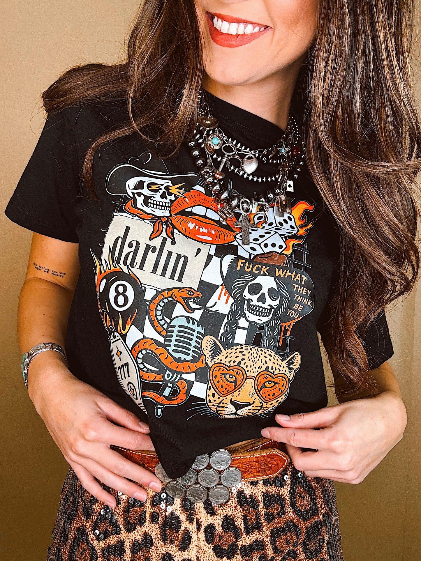 Darlin' Collage Graphic Tee