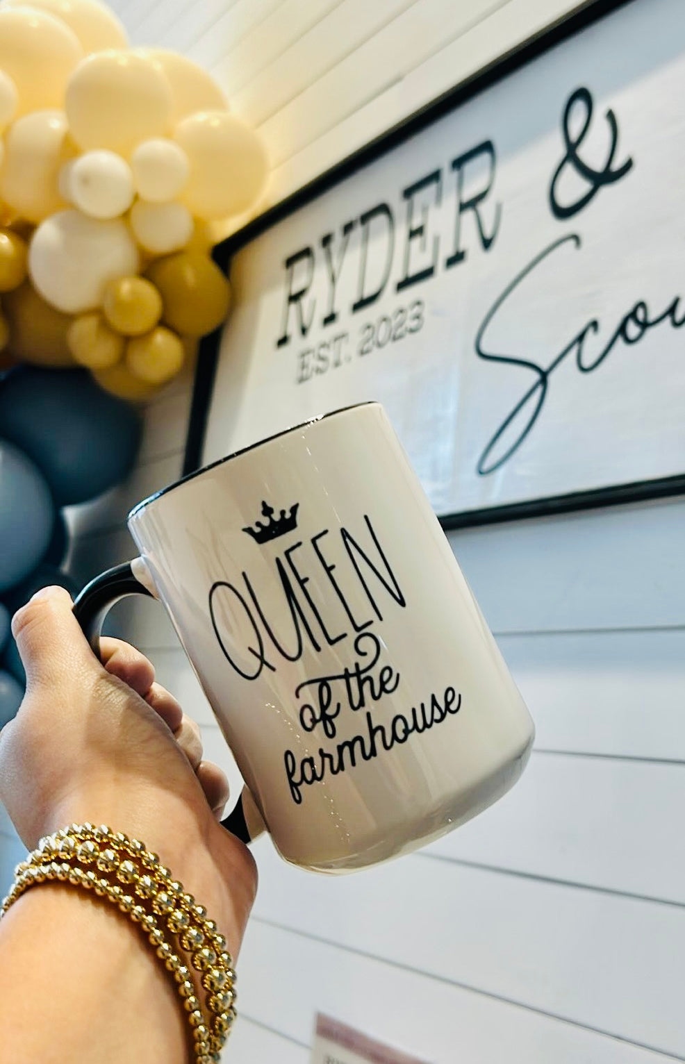Queen Of The Farmhouse Coffee Mug