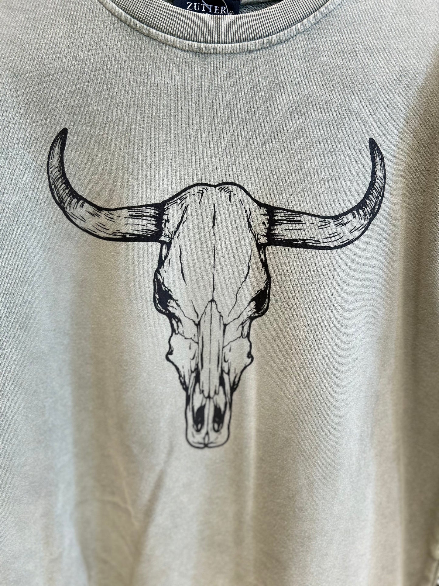 Cow Skull Sweatshirt