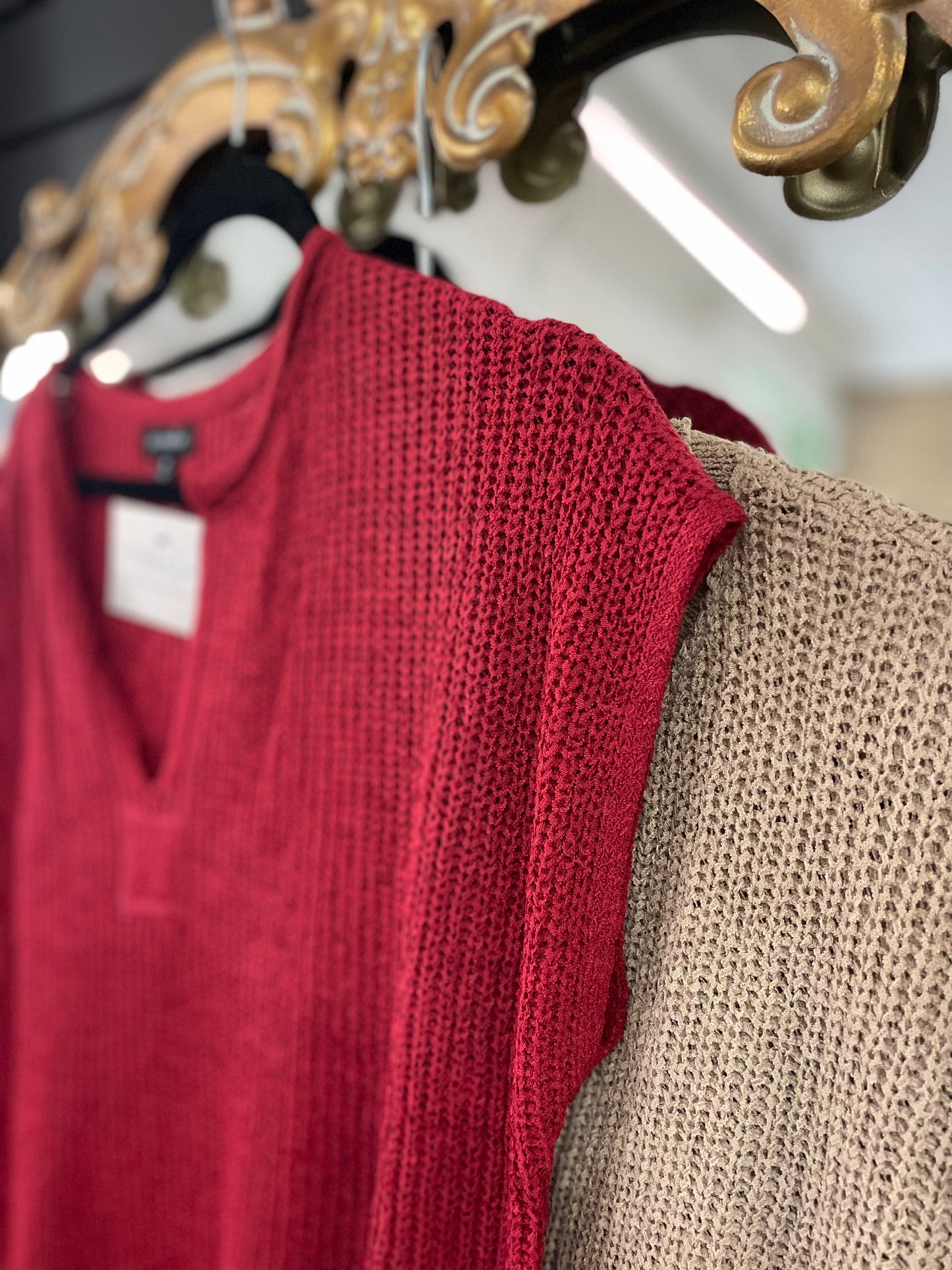 The Rowan Raw Edge Knit Top