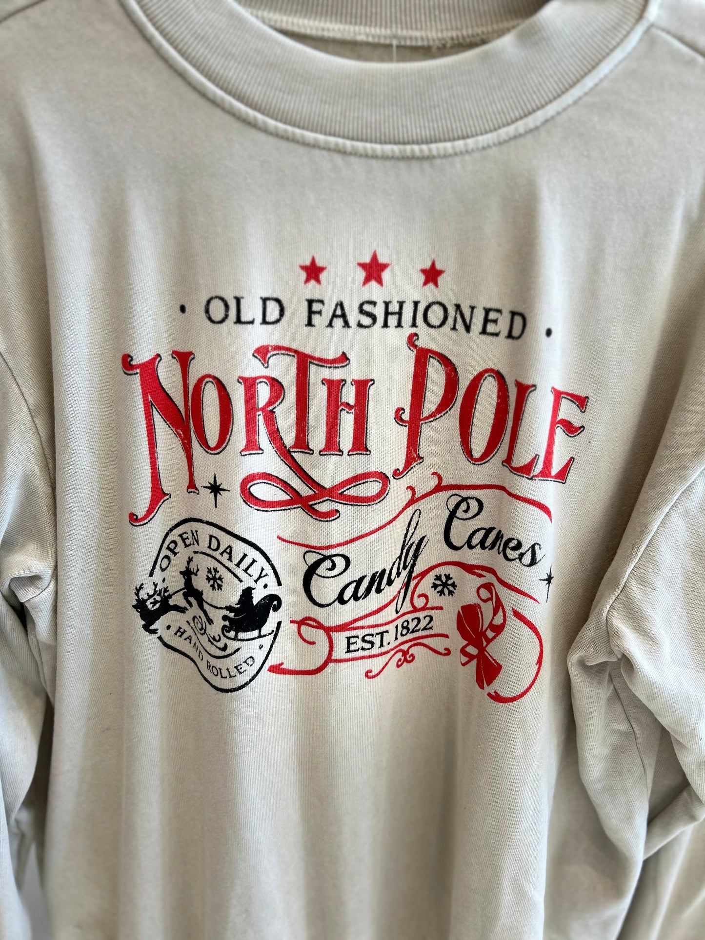North Pole Graphic Sweatshirt