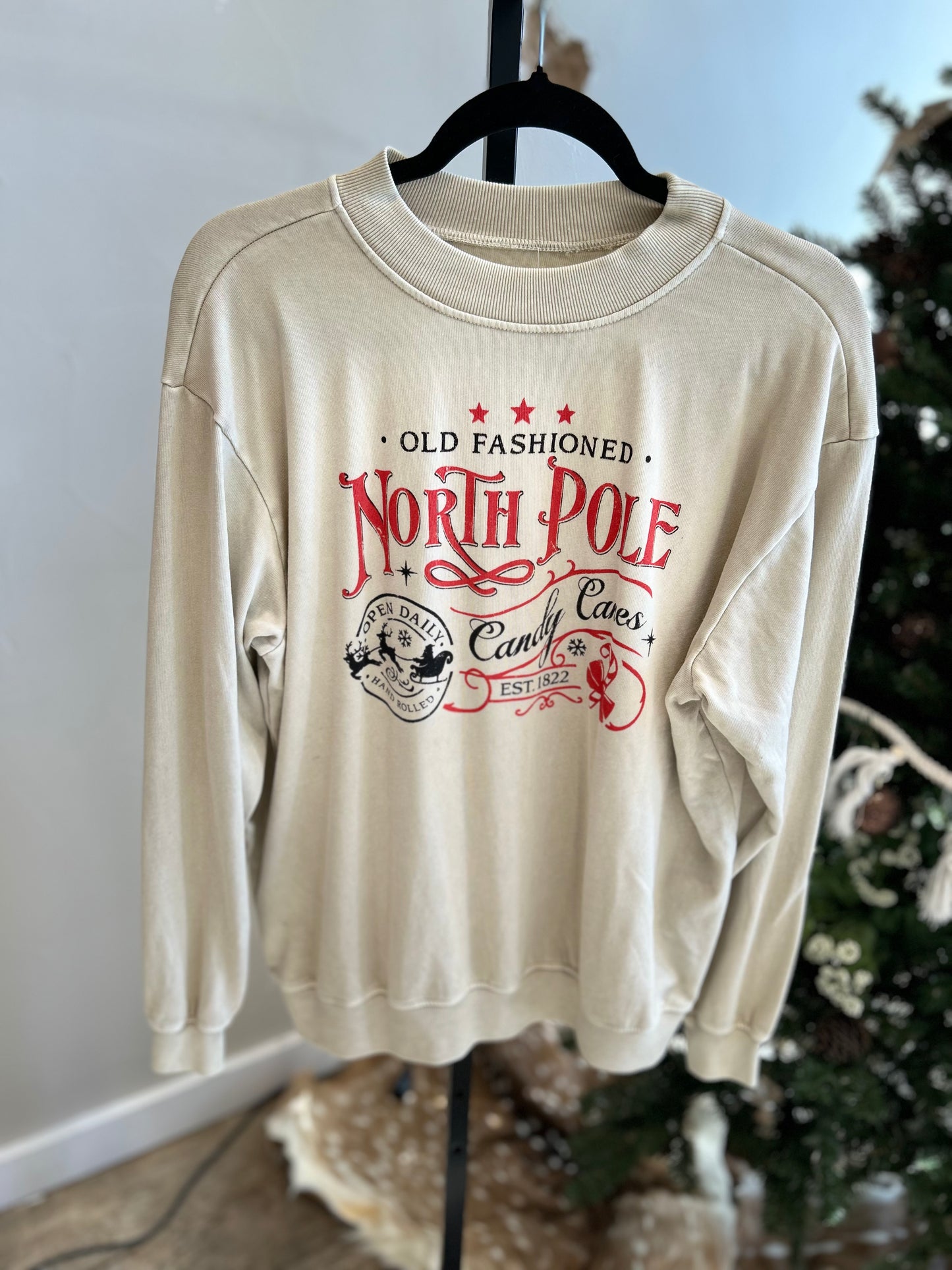 North Pole Graphic Sweatshirt