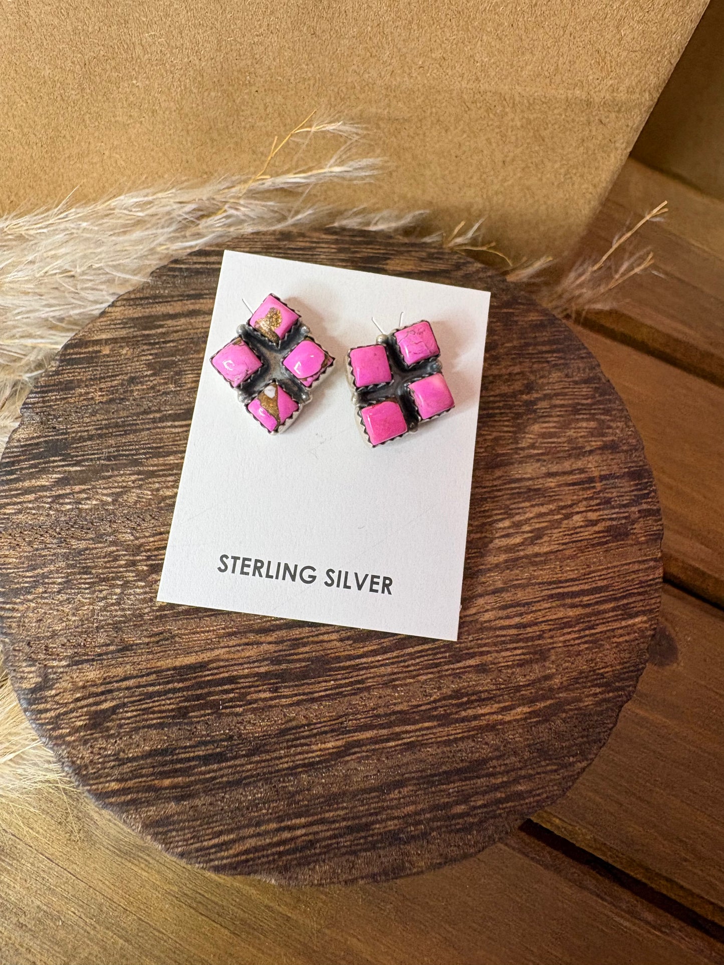 Authentic Candy Pink Bettye Earrings