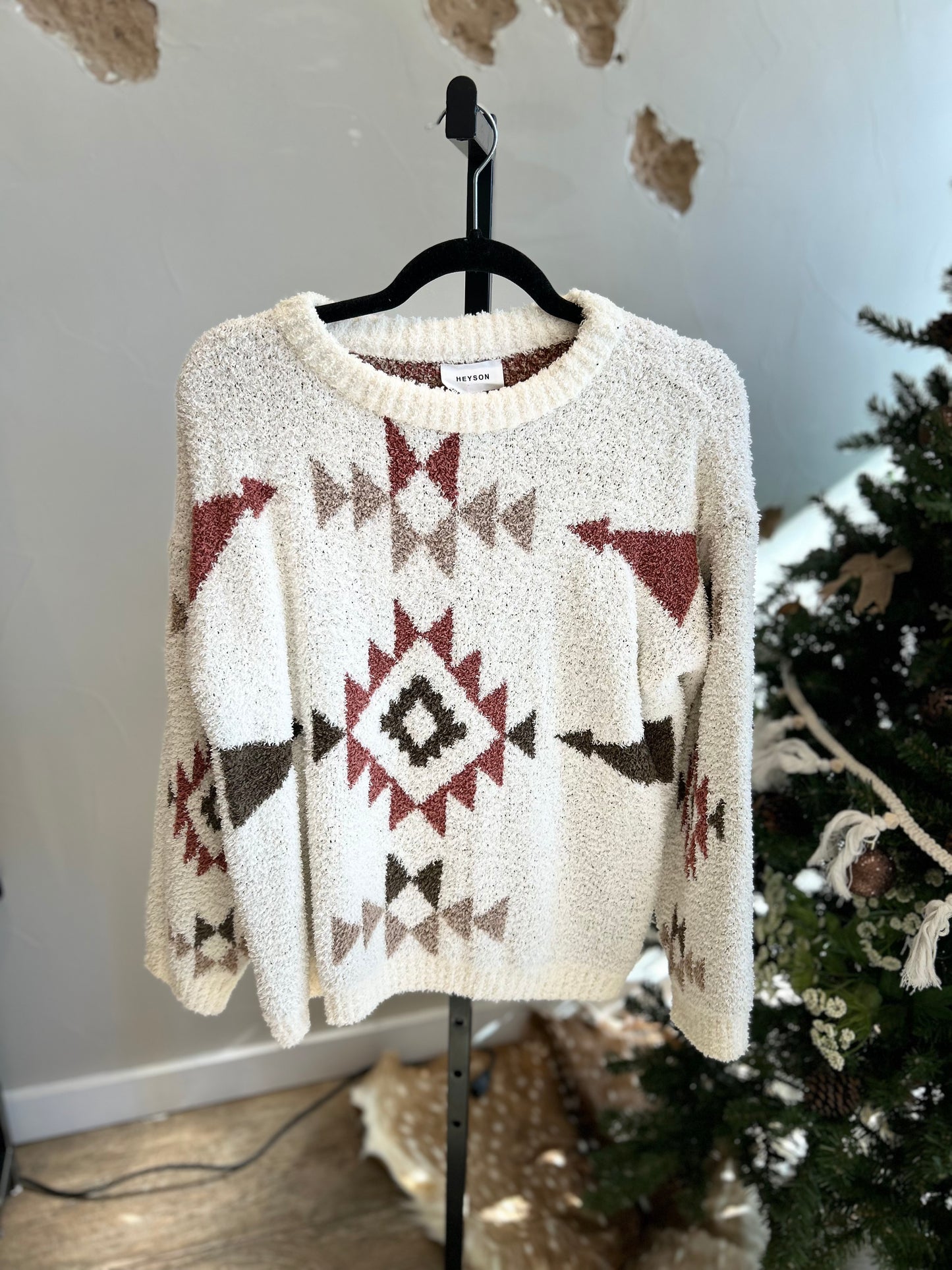 The Gabrielle Aztec Sweater