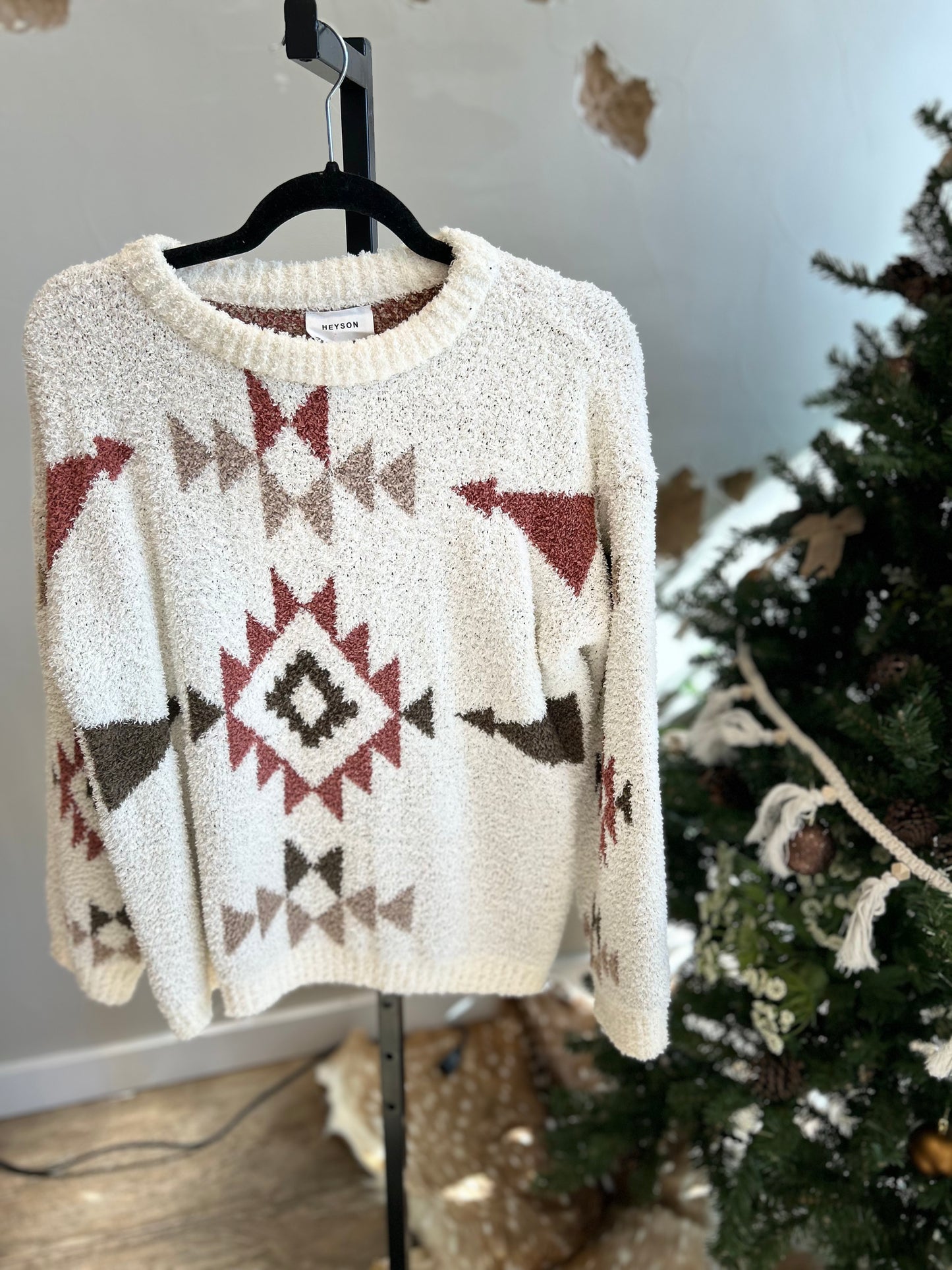 The Gabrielle Aztec Sweater