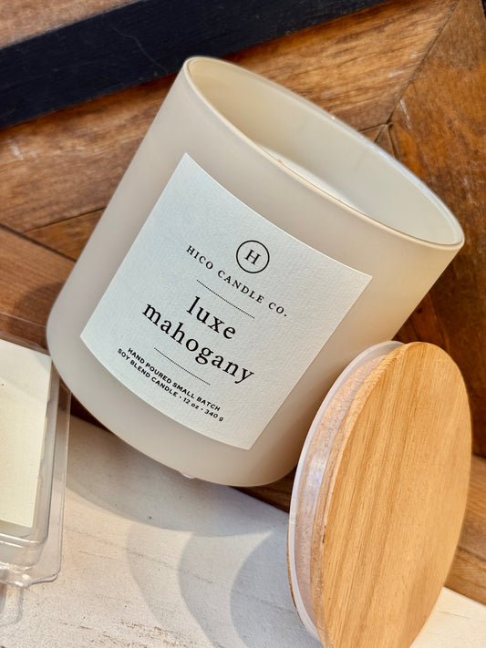 Luxe Mahogany Candle