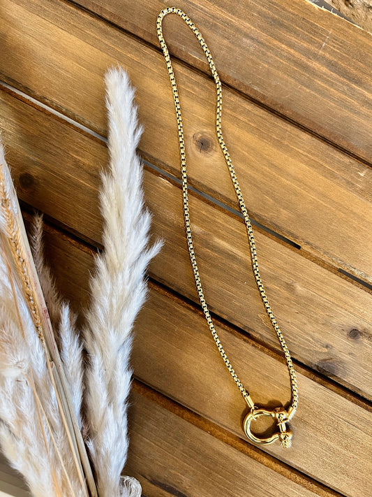 Prairie Gold Horse Bit Necklace