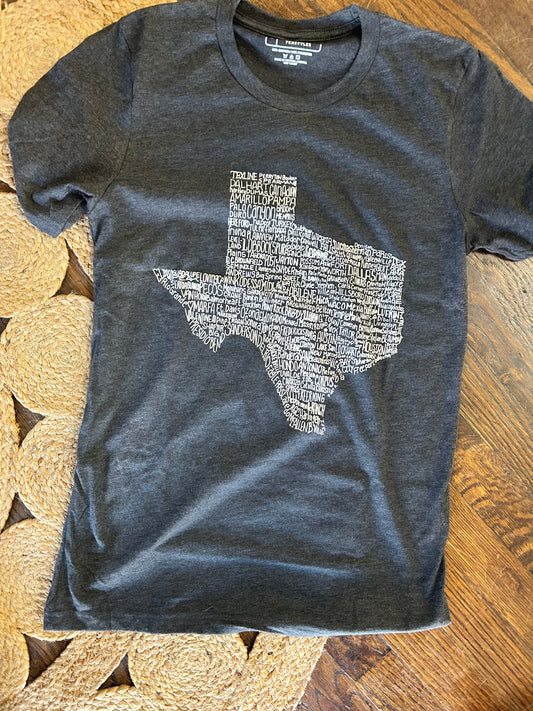 Texas Towns Graphic Tee