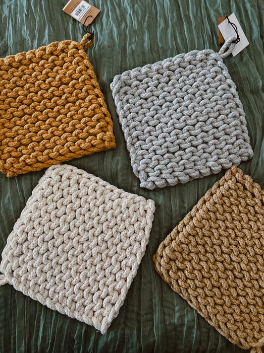 Cotton Crochet Potholders