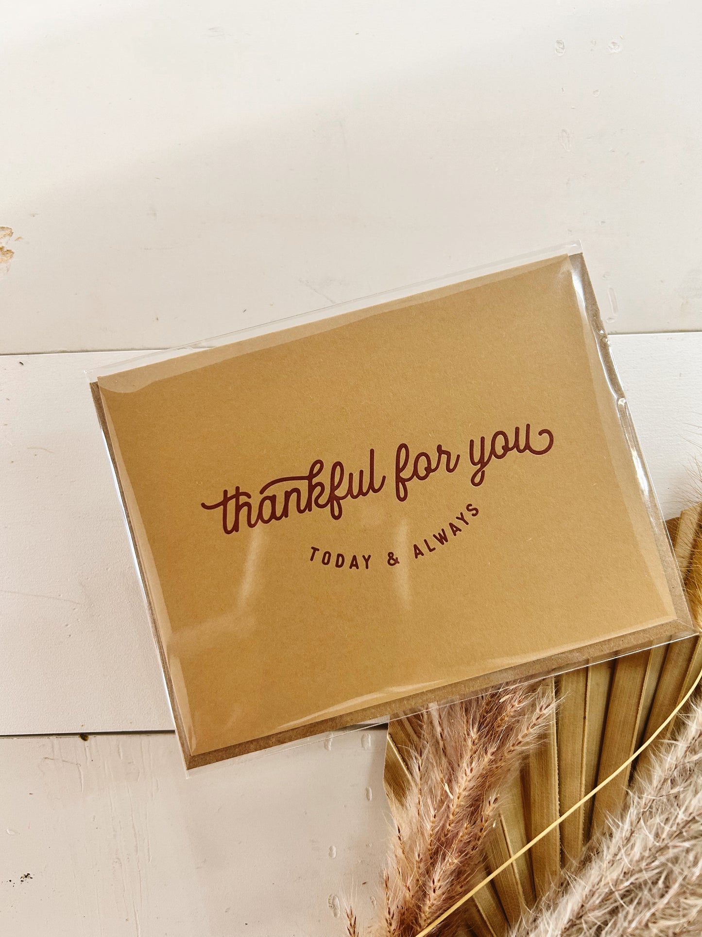 Thankful For You Greeting Card