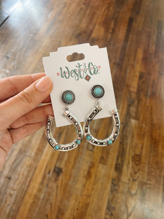 The Staton Horseshoe Earrings