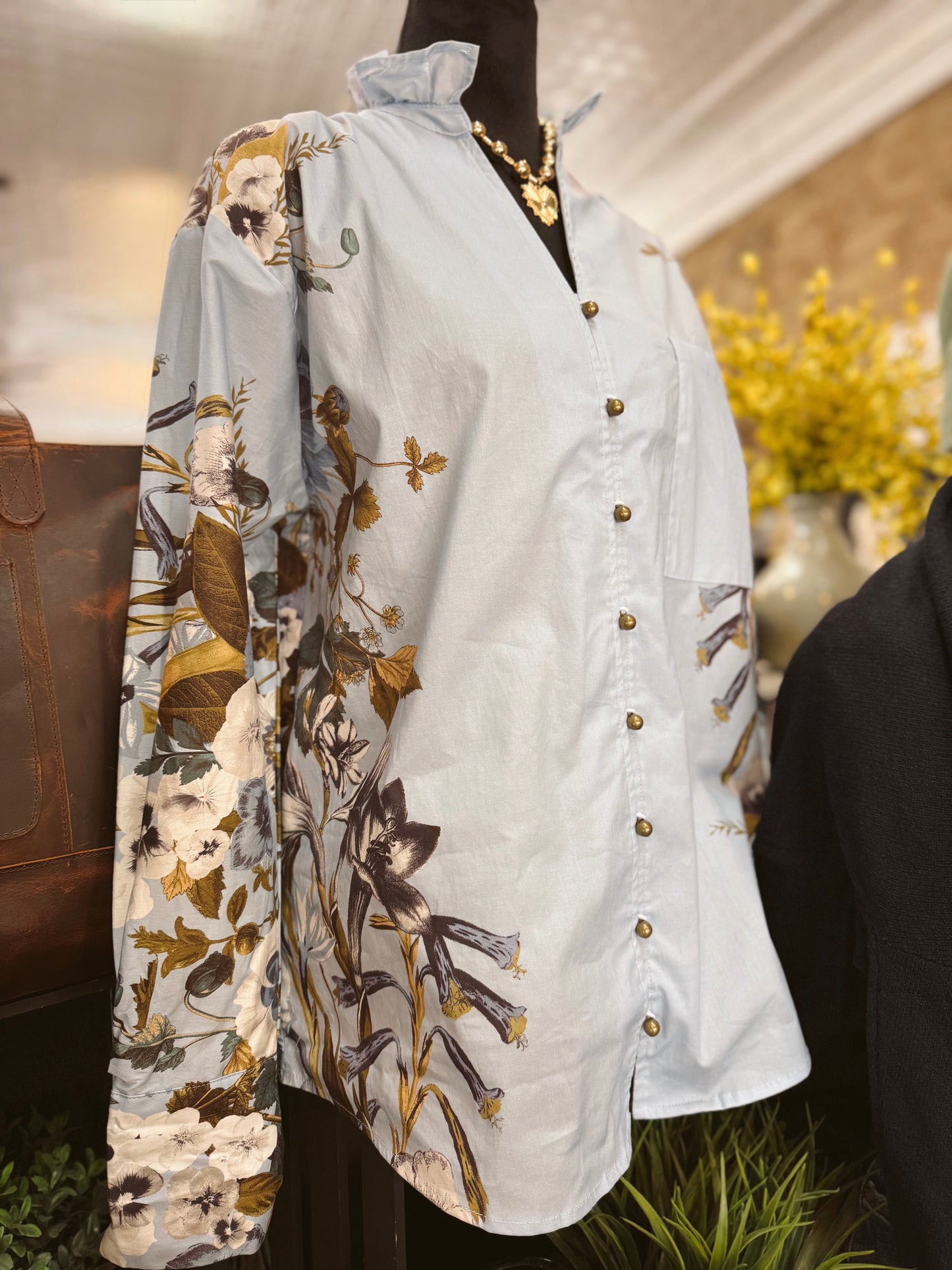 The Chambray Lux Top