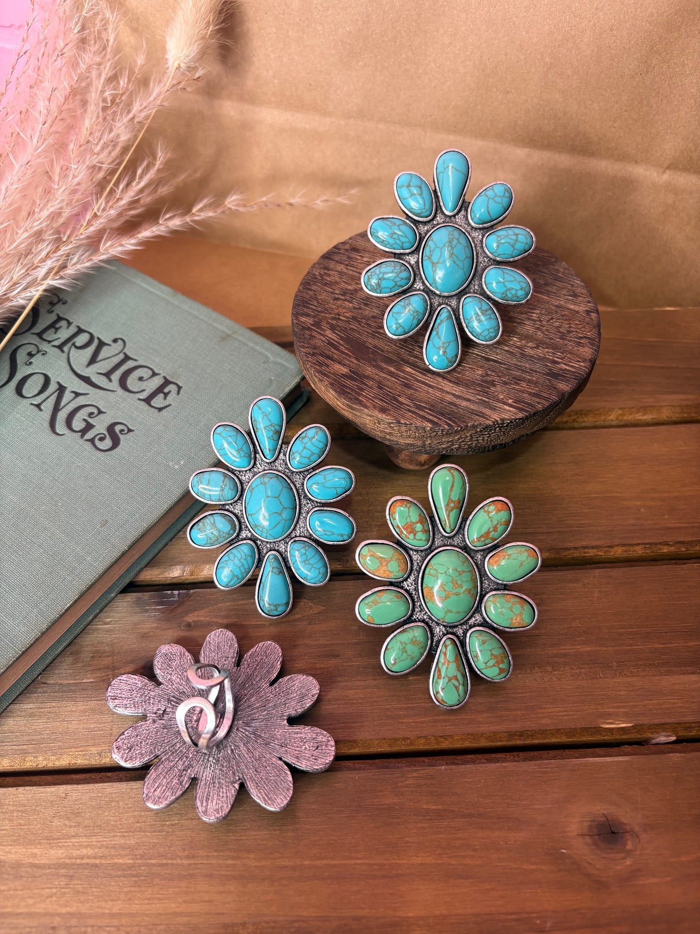 The Angela Squash Blossom Ring