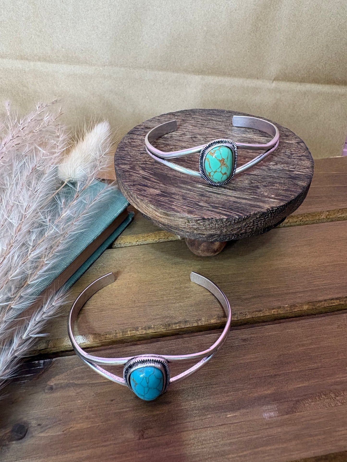 The Dainty Daydream Stone Cuff Bracelet