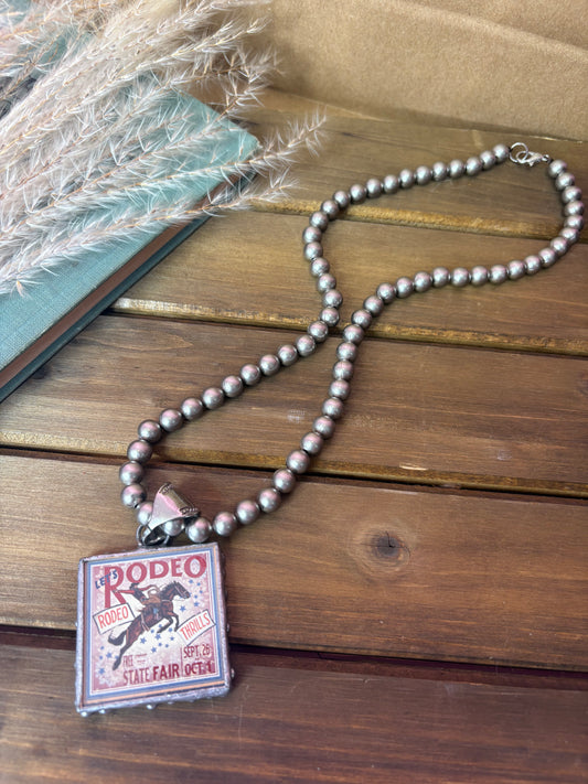 The Rodeo State Fair Pendant Necklace