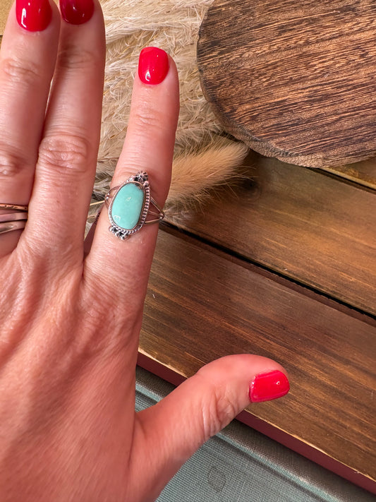 Authentic 7.5 Navajo Sharon Ring