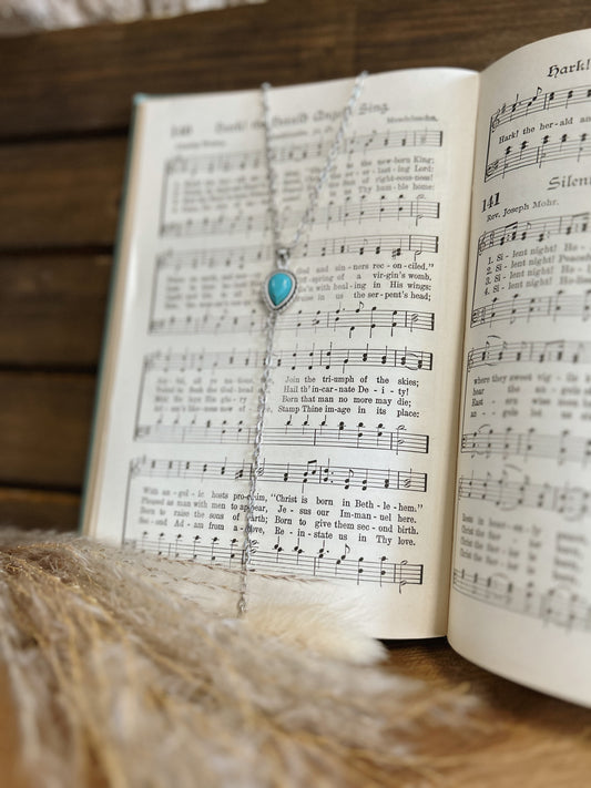 Cowgirl Kisses Drop Necklace