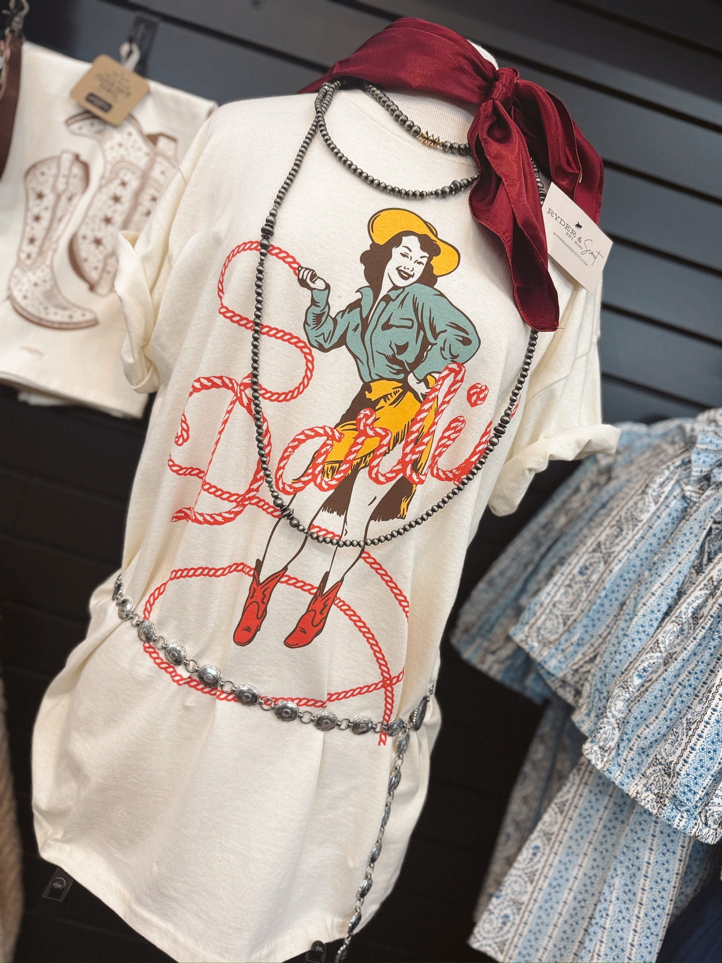 Rhinestone Rodeo Chain Belt