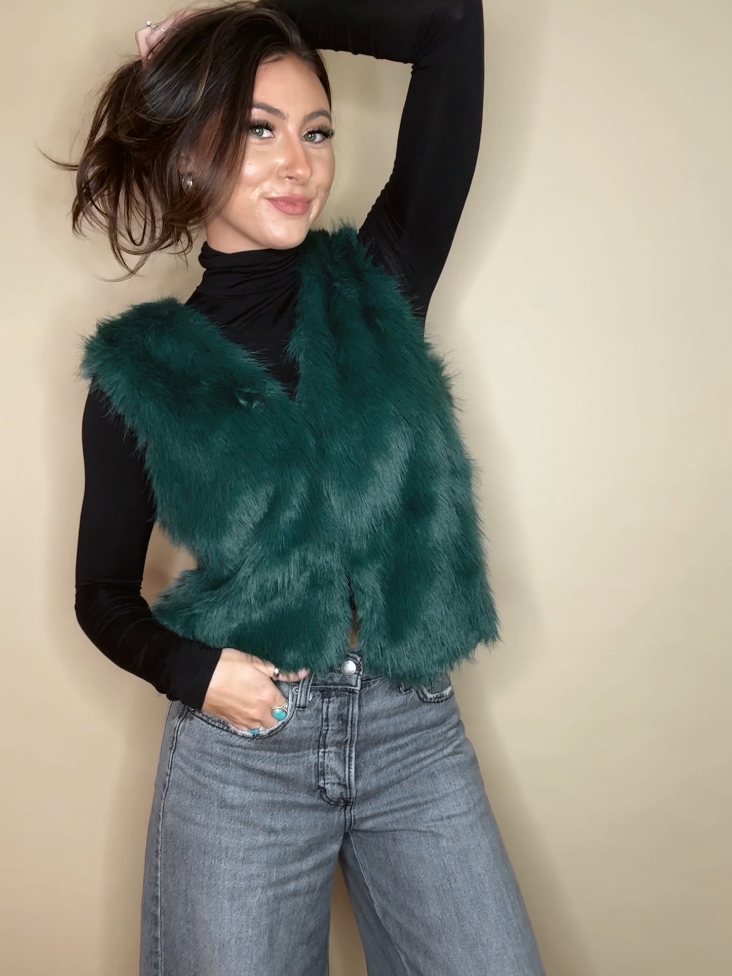 The Faux Fabuluxe Vest