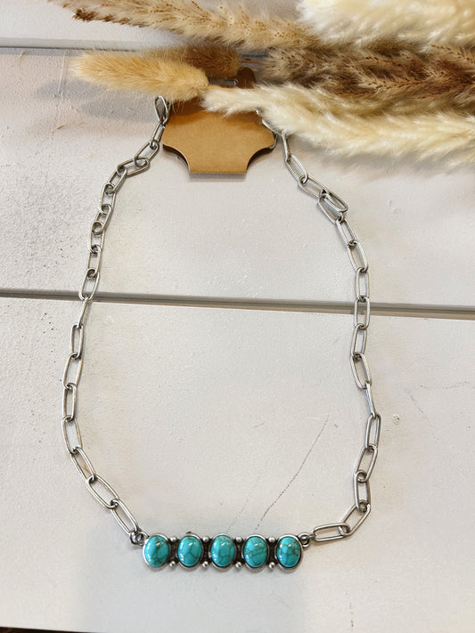 The Lunar Turquoise Necklace
