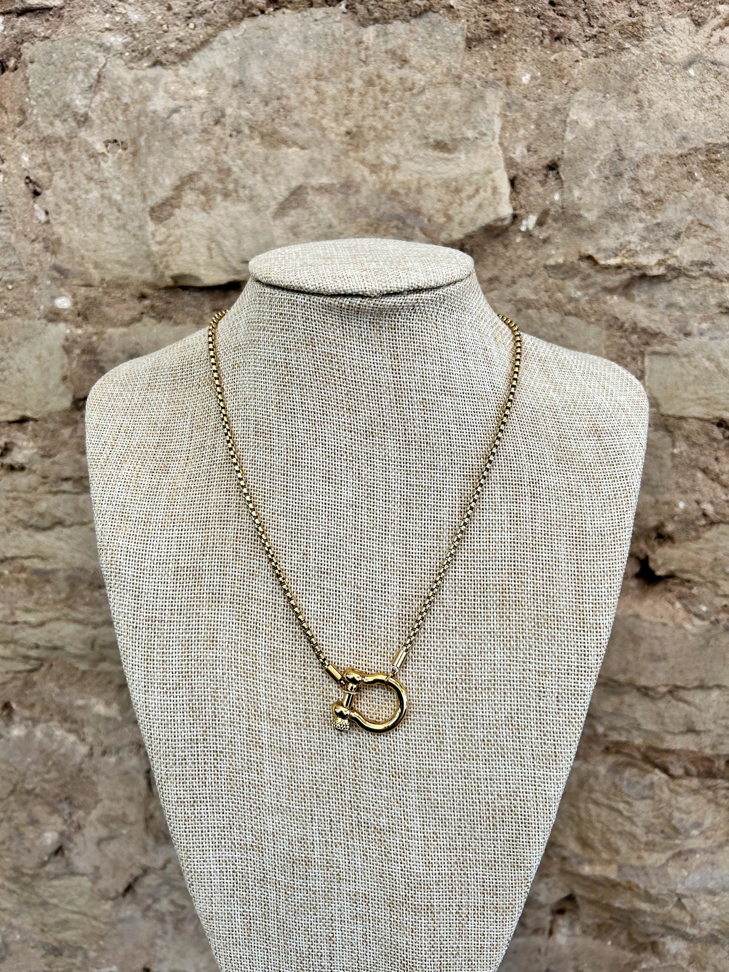 Prairie Gold Horse Bit Necklace