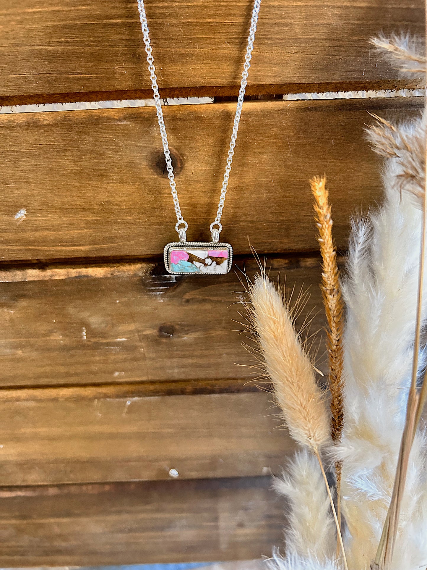Authentic Cotton Candy Bar Necklace