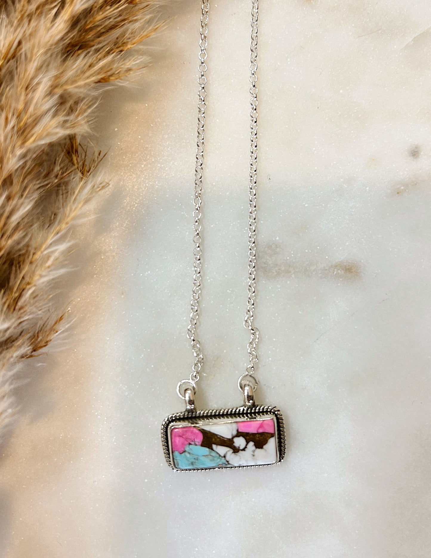 Authentic Cotton Candy Bar Necklace