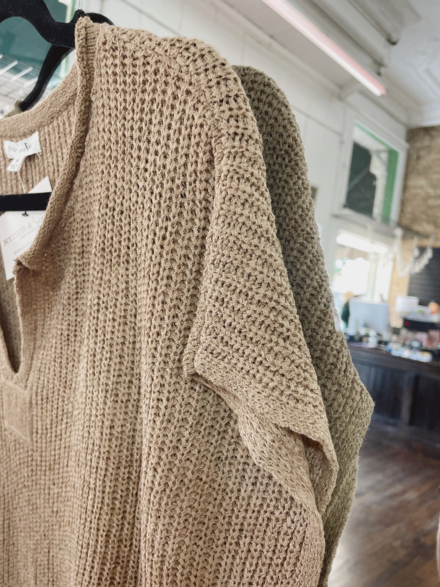 The Rowan Raw Edge Knit Top