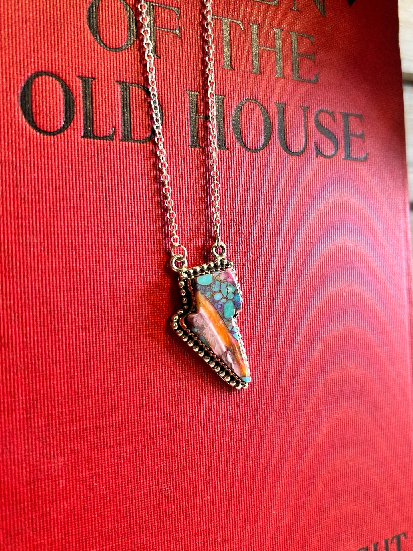 Authentic Pink Dhalia Lightning Strike Necklace