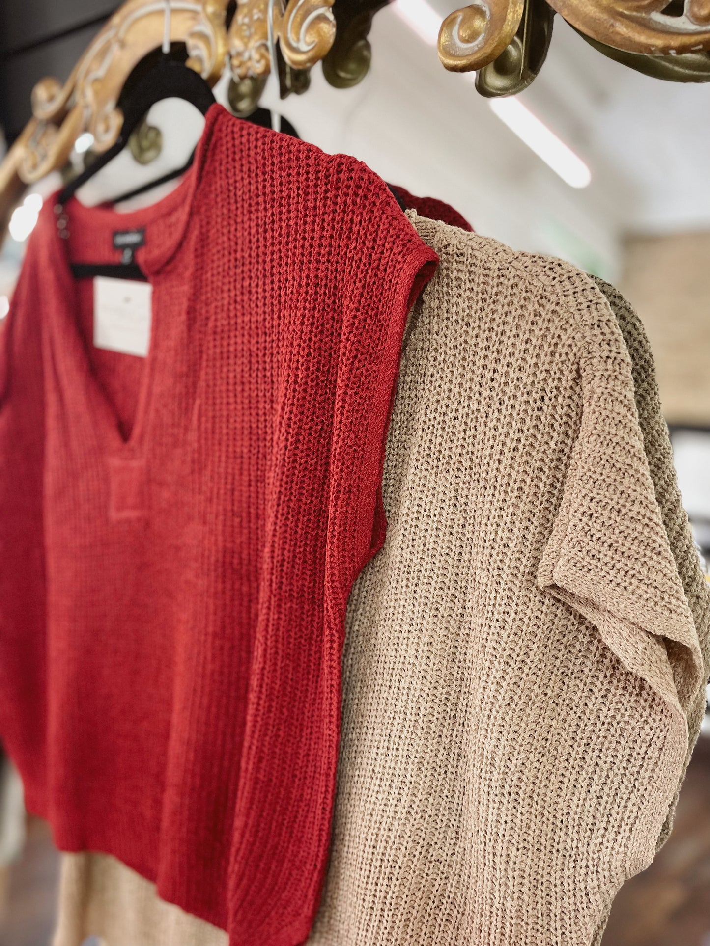 The Rowan Raw Edge Knit Top
