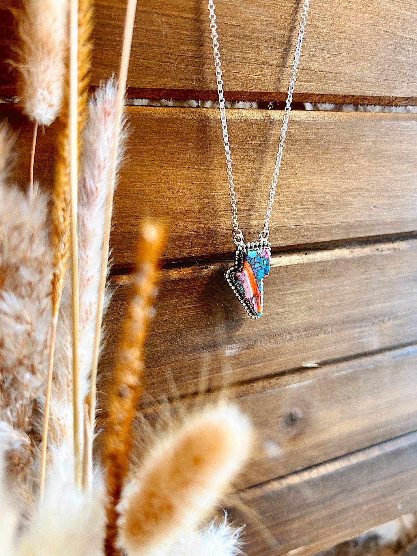 Authentic Pink Dhalia Lightning Strike Necklace