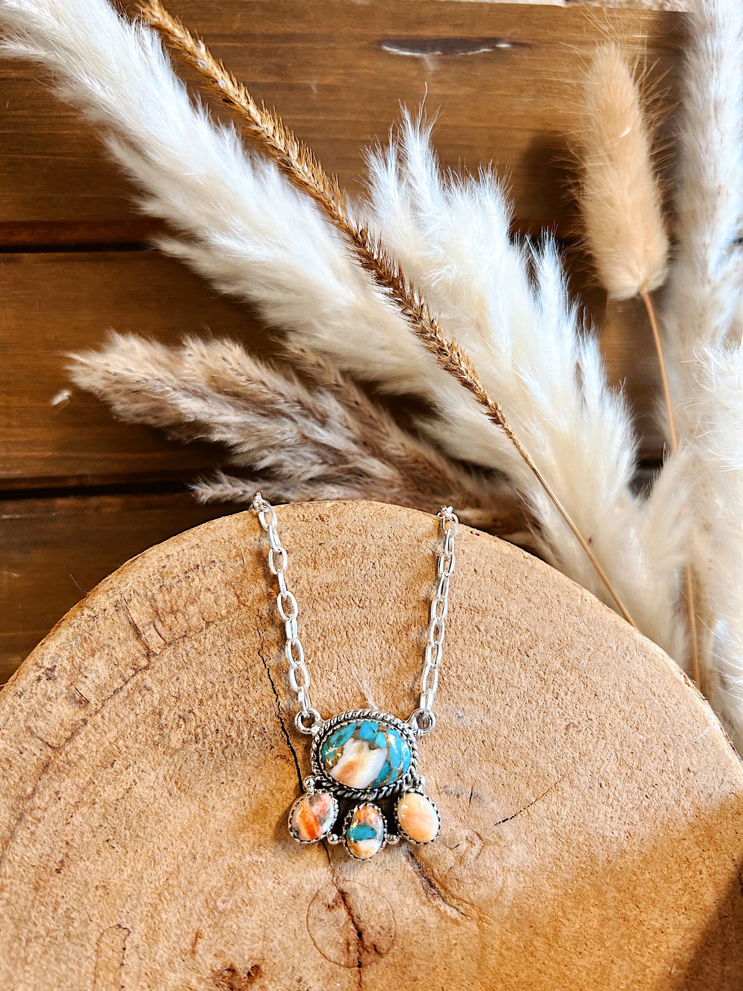 Authentic Spiny Turquoise Necklace