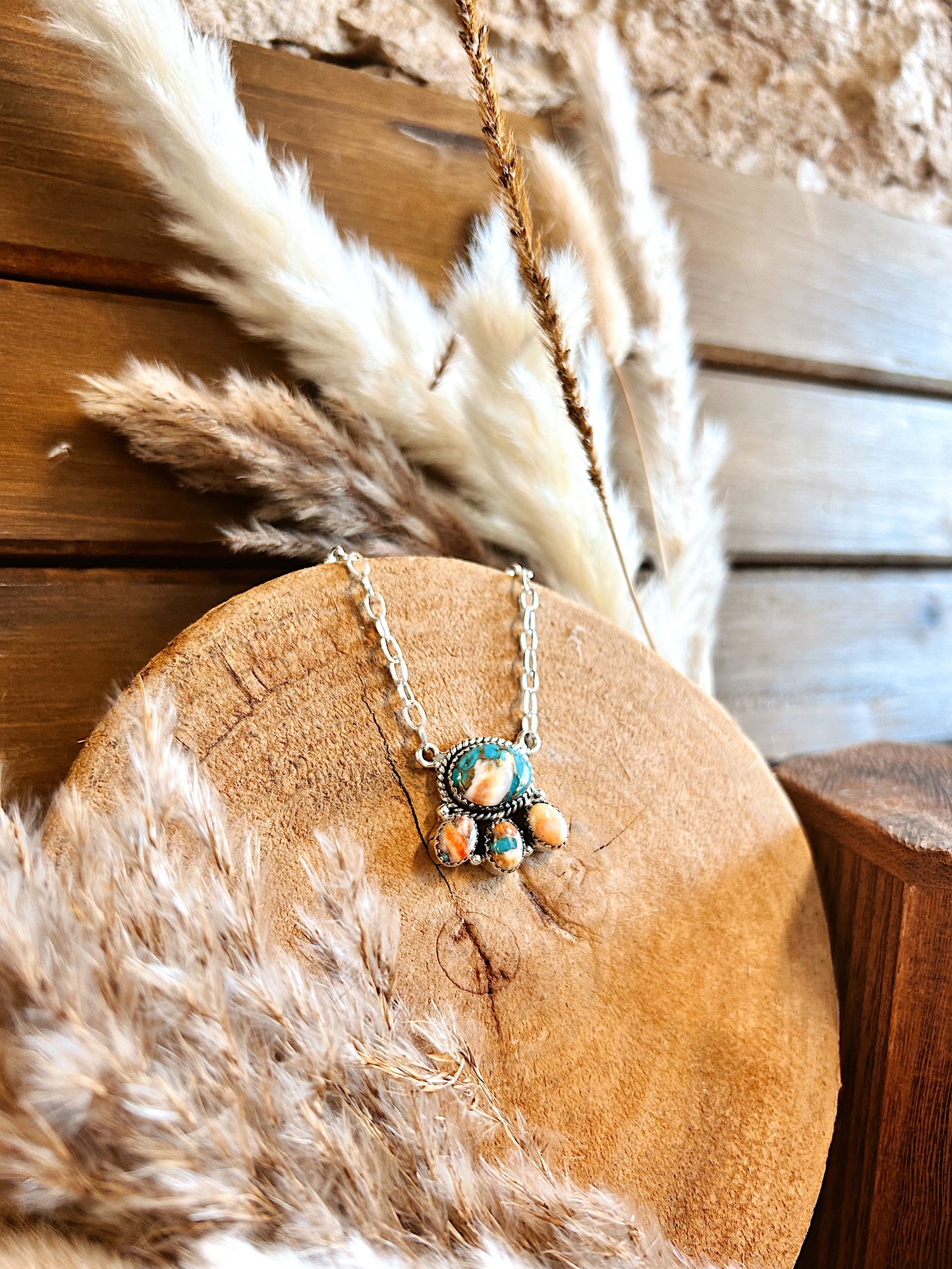 Authentic Spiny Turquoise Necklace