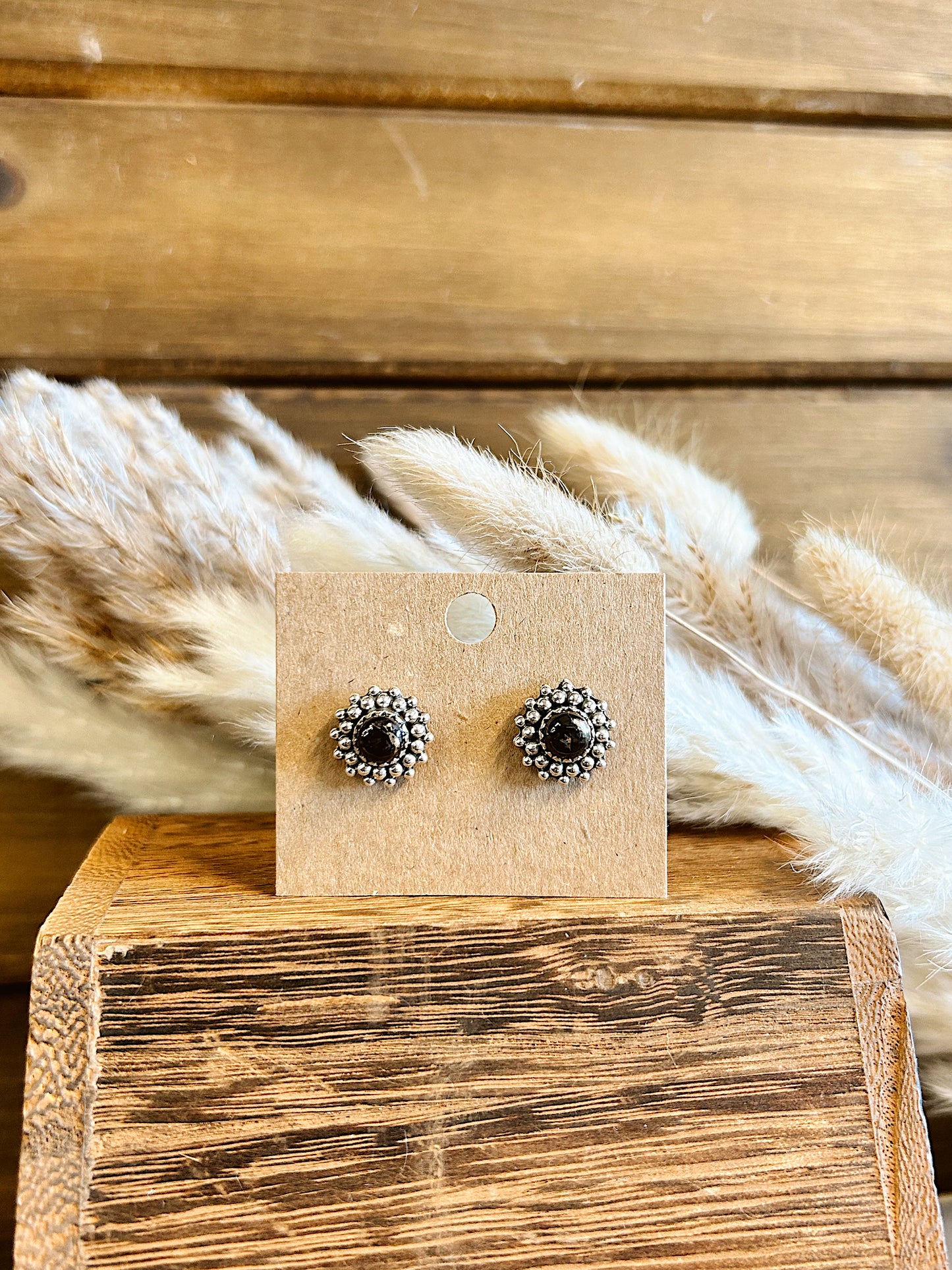 White Buffalo Blossom Studs