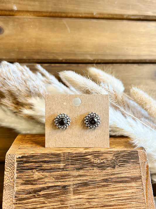 White Buffalo Blossom Studs