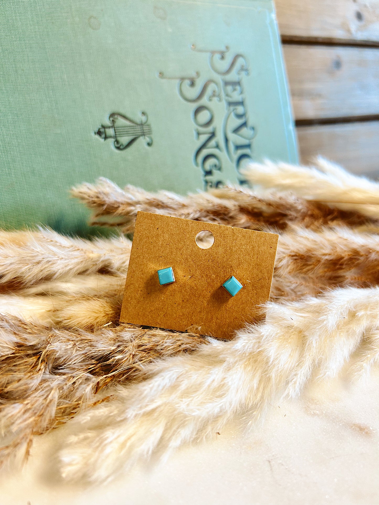 Mini Spirit Turquoise Studs