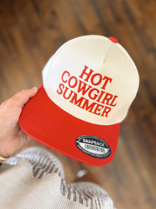 Hot Cowgirl Summer Trucker Hat