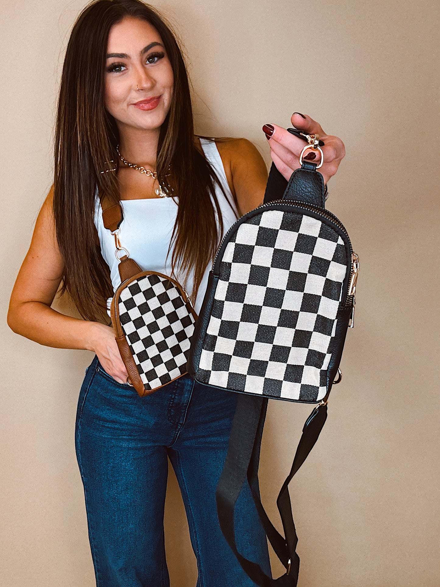 The Checkmate Crossbody Sling