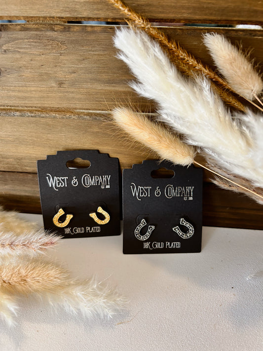 The Lucky Mini Horseshoe Earrings