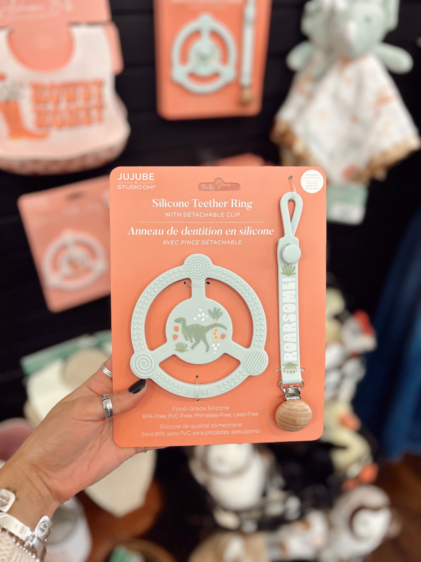Roarsome Silicone Teether Ring